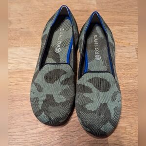 Rothy's Kids Camo Flats Size 3K